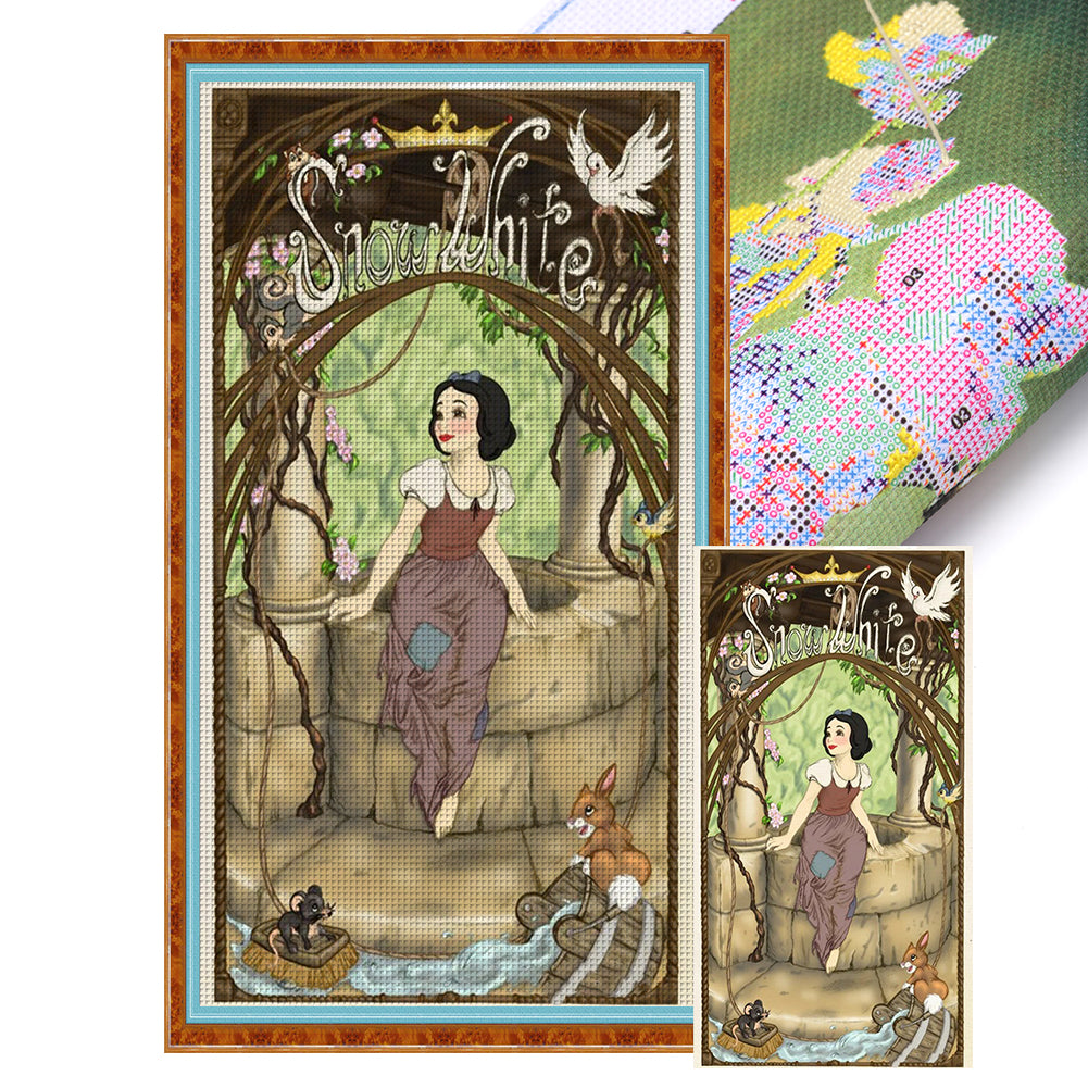 Disney Snow White - 11CT Stamped Cross Stitch 45*80CM