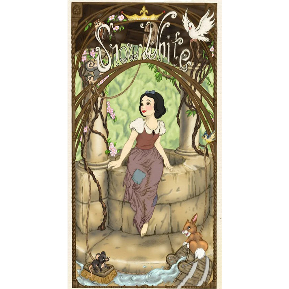 Disney Snow White - 11CT Stamped Cross Stitch 45*80CM