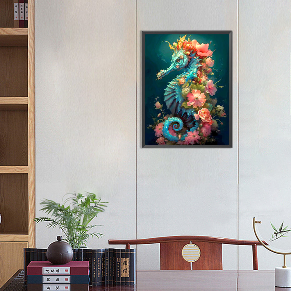 Seahorse - Full AB Round Drill Diamond Painting 40*55CM