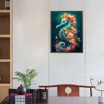 Seahorse - Full AB Round Drill Diamond Painting 40*55CM