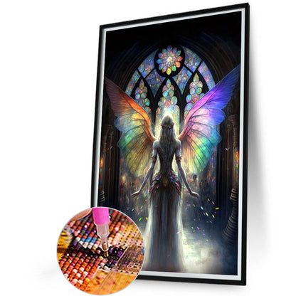 Angel Girl - Full AB Round Drill Diamond Painting 40*60CM