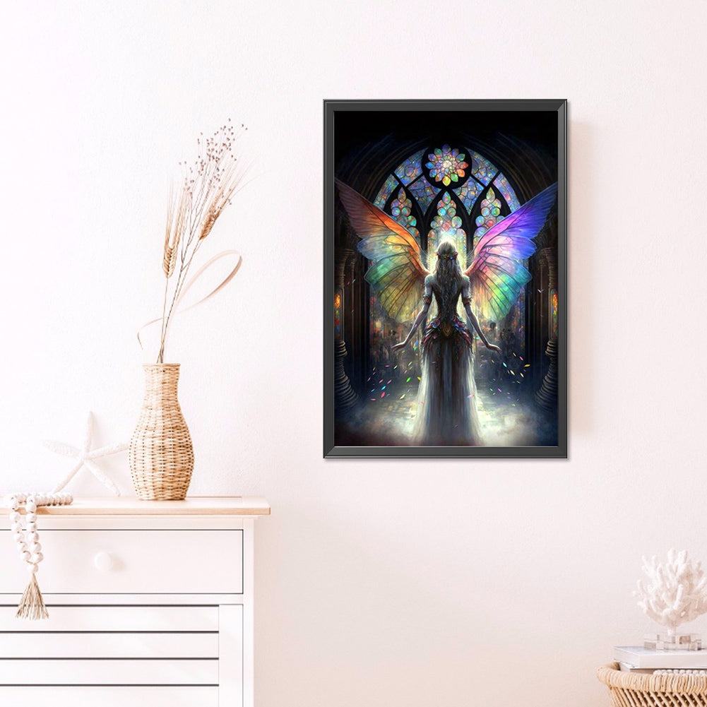 Angel Girl - Full AB Round Drill Diamond Painting 40*60CM