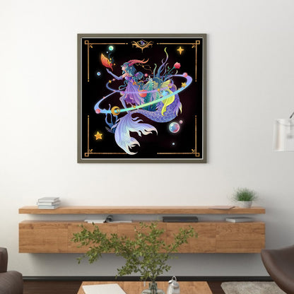 Twelve Zodiac Signs - Capricorn - 11CT Stamped Cross Stitch 50*50CM