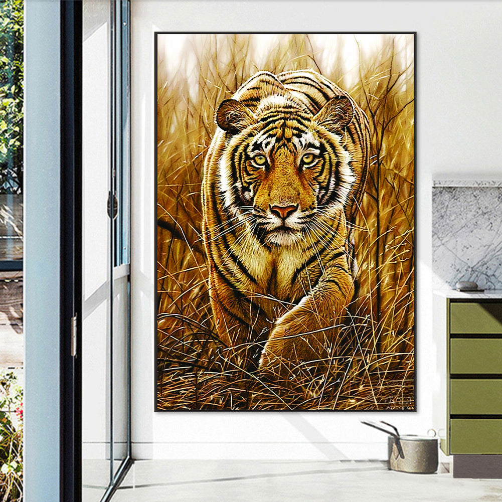 Tiger - Full AB Round Drill Diamond Painting 50*70CM