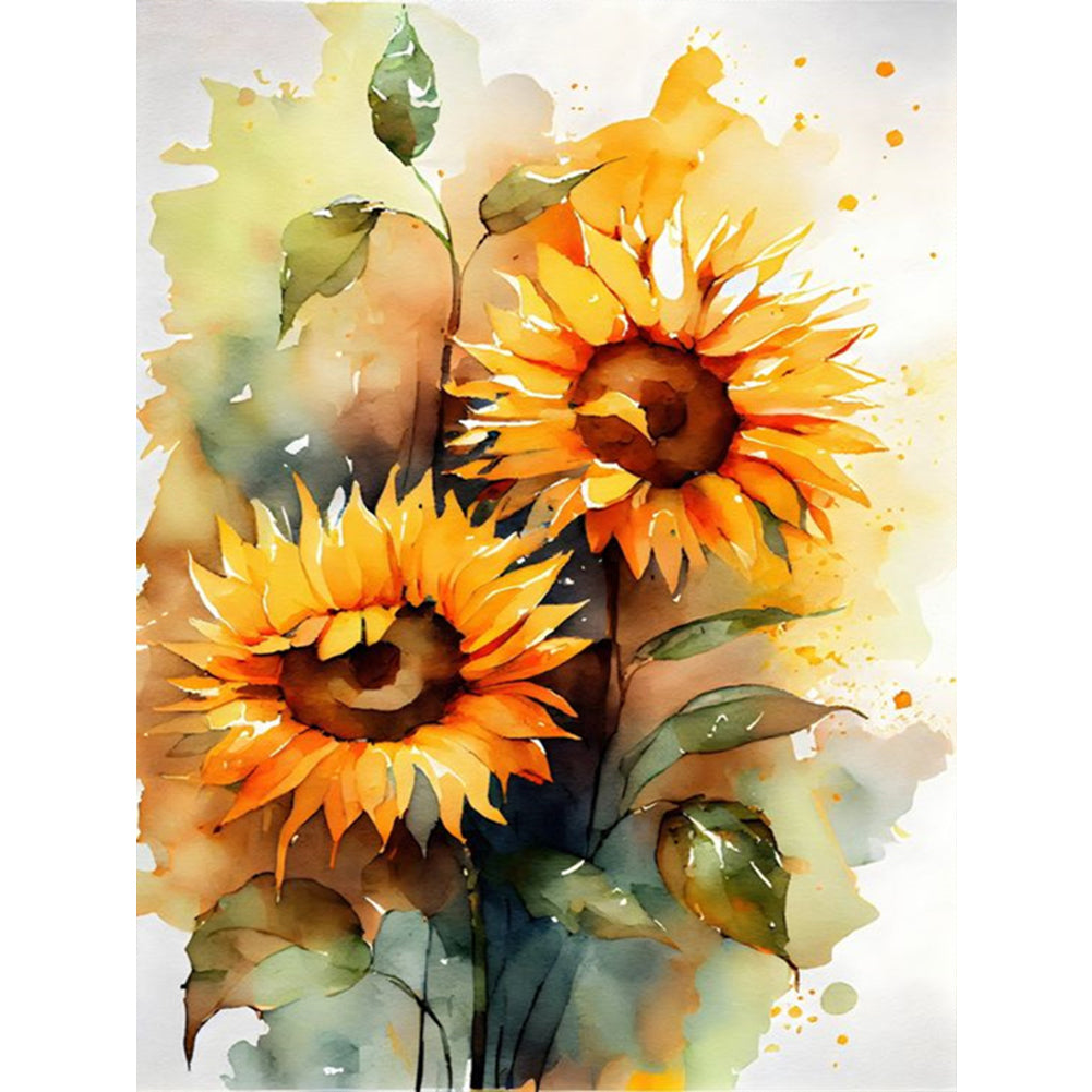 Sunflower - 11CT Stamped Cross Stitch 40*55CM