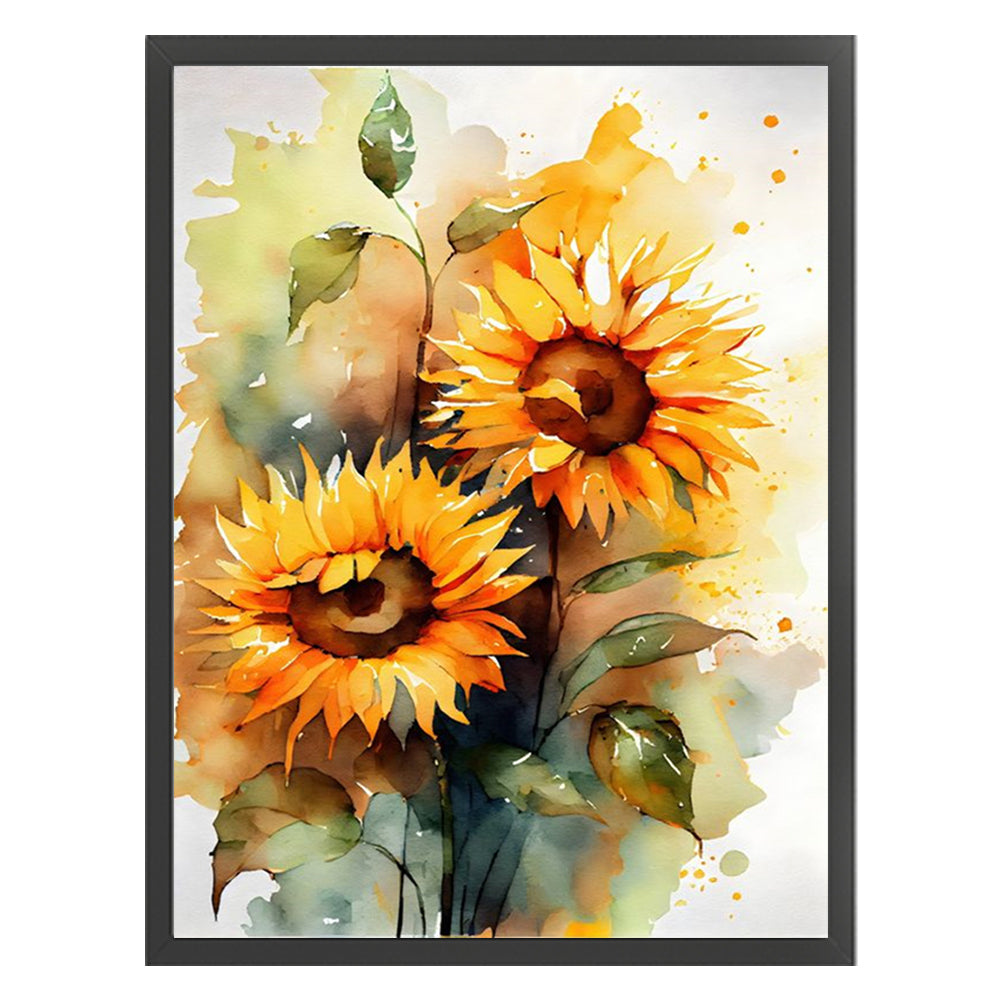 Sunflower - 11CT Stamped Cross Stitch 40*55CM