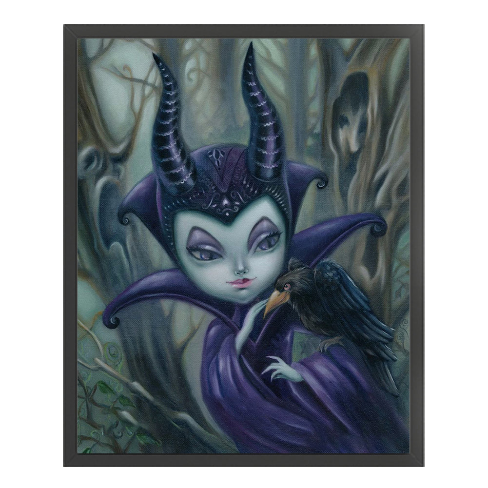 Witch - 11CT Stamped Cross Stitch 40*50CM