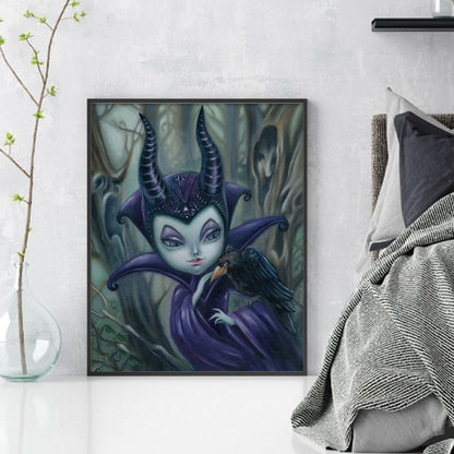 Witch - 11CT Stamped Cross Stitch 40*50CM