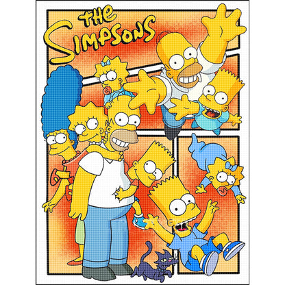 Simpsons - 11CT Stamped Cross Stitch 50*65CM