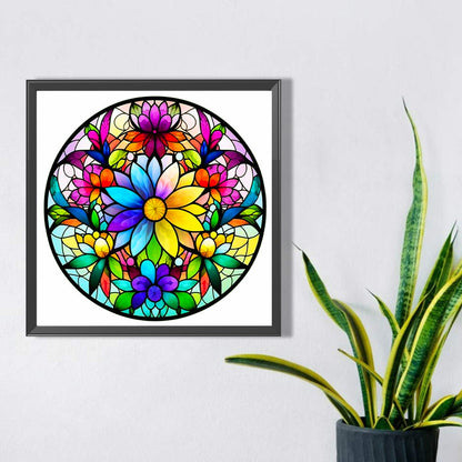 Colorful Flowers - Full AB Square Drill Diamond Painting 30*30CM