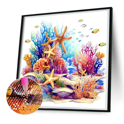 The Underwater World - Full Round Drill Diamond Painting 30*30CM