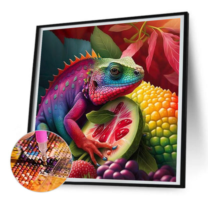 Chameleon - Full Round Drill Diamond Painting 30*30CM