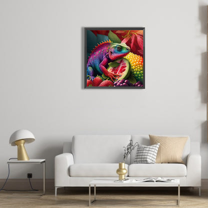 Chameleon - Full Round Drill Diamond Painting 30*30CM