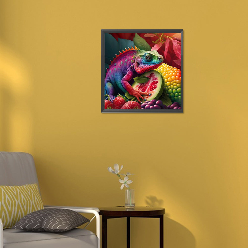 Chameleon - Full Round Drill Diamond Painting 30*30CM
