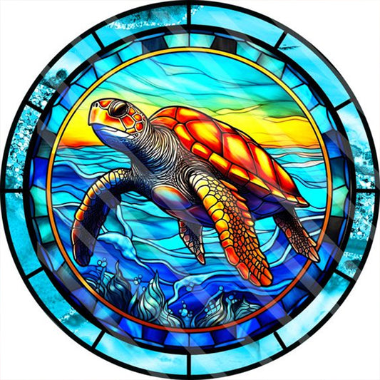 Sea Turtle - Full Round Drill Diamond Painting 30*30CM