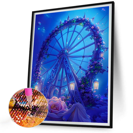 Dream Flower Ferris Wheel - Full Round Drill Diamond Painting 30*40CM