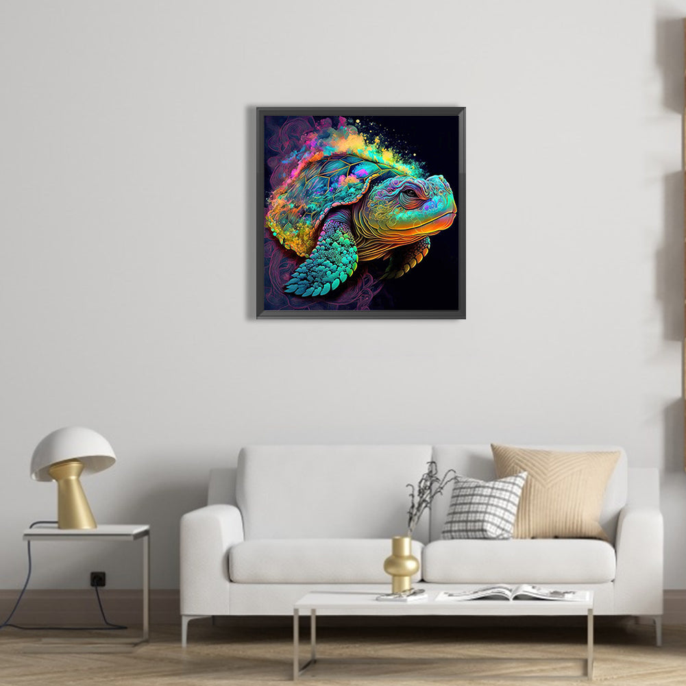 Colorful Sea Turtle - Full Square Drill Diamond Painting 30*30CM