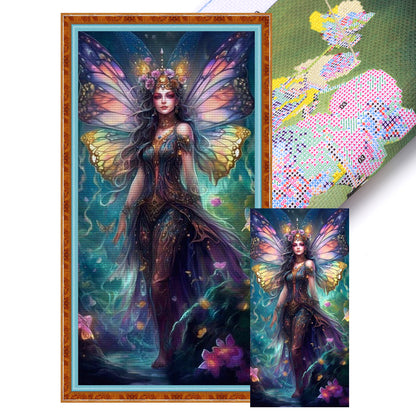 Butterfly Fairy - 11CT Stamped Cross Stitch 50*100CM