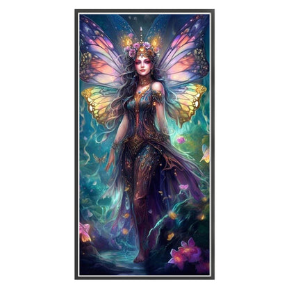 Butterfly Fairy - 11CT Stamped Cross Stitch 50*100CM