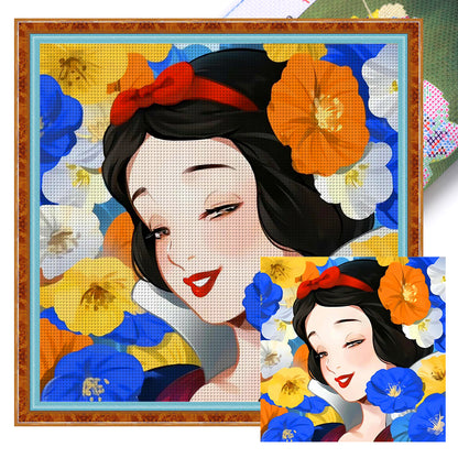 Snow White - 11CT Stamped Cross Stitch 50*50CM