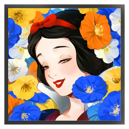 Snow White - 11CT Stamped Cross Stitch 50*50CM