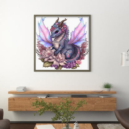 Flying Dragon - 11CT Stamped Cross Stitch 50*50CM