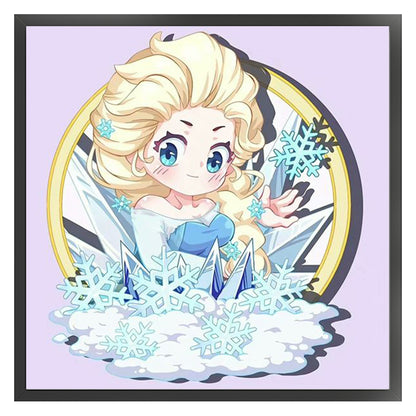 Frozen Elsa - 18CT Stamped Cross Stitch 30*30CM