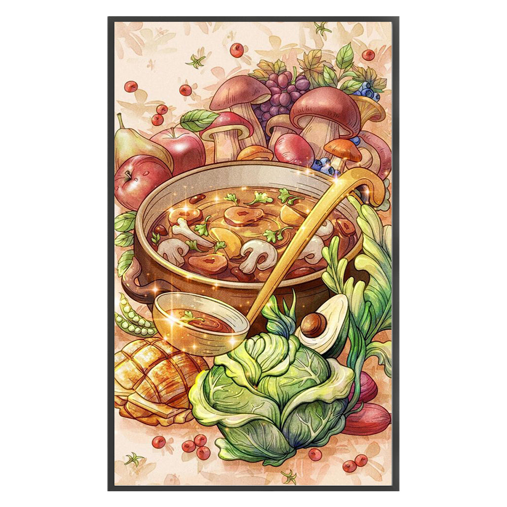 Soup - 11CT Stamped Cross Stitch 40*65CM