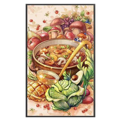 Soup - 11CT Stamped Cross Stitch 40*65CM