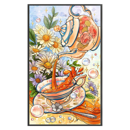 Afternoon Tea - 11CT Stamped Cross Stitch 40*65CM