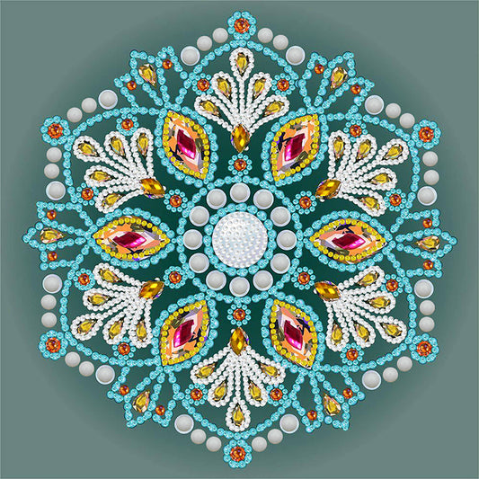 Mandala -  Special Shaped Drill Diamond Painting 30*30CM