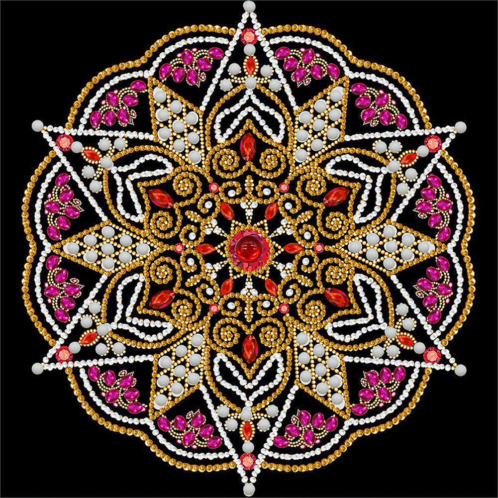 Mandala -  Special Shaped Drill Diamond Painting 30*30CM