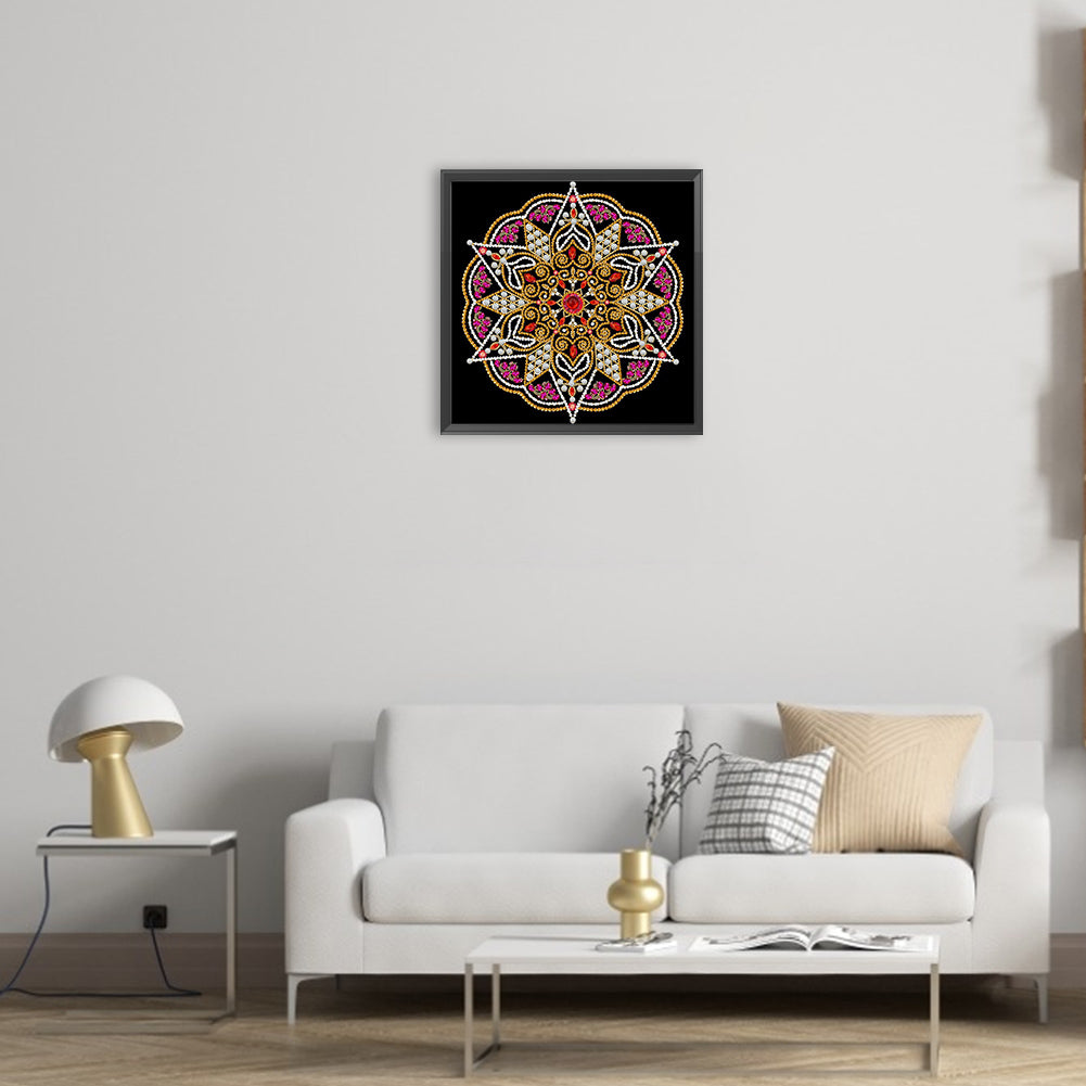 Mandala -  Special Shaped Drill Diamond Painting 30*30CM