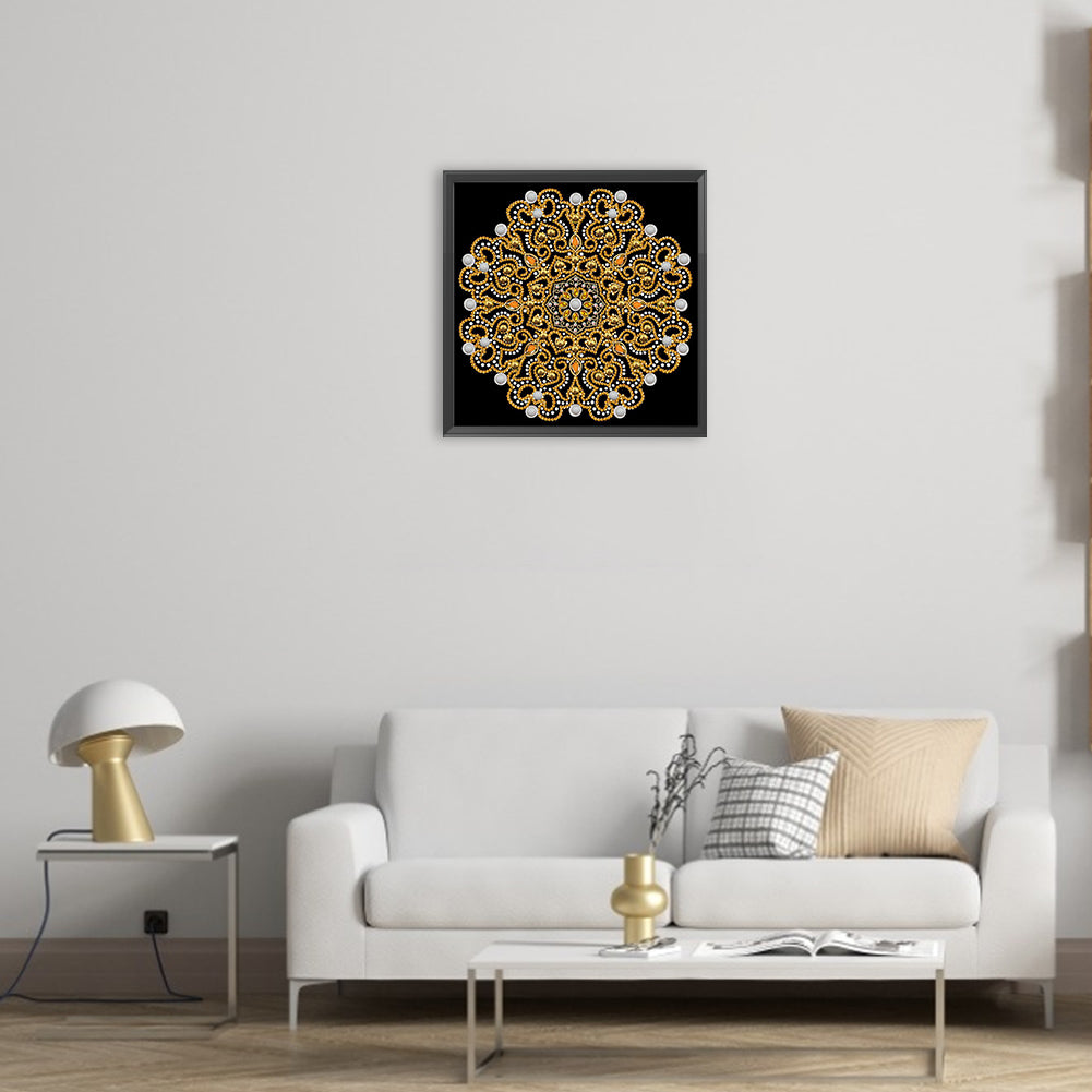 Mandala -  Special Shaped Drill Diamond Painting 30*30CM