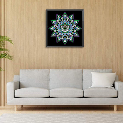 Mandala -  Special Shaped Drill Diamond Painting 30*30CM