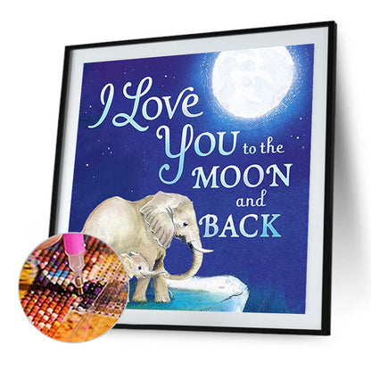 Elephant - Full Square Drill Diamond Painting 45*45CM