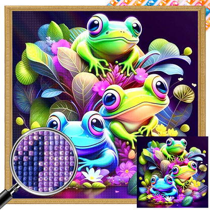 Frog - Full AB Square Drill Diamond Painting 40*40CM