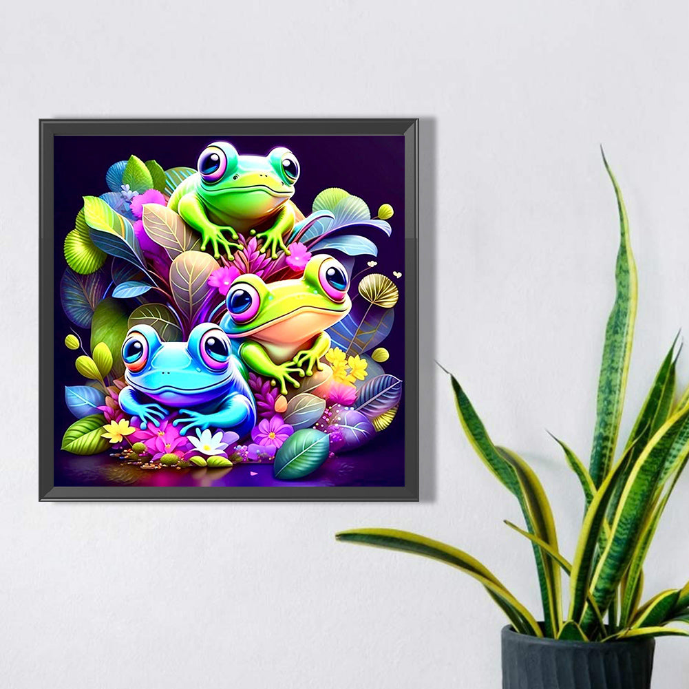 Frog - Full AB Square Drill Diamond Painting 40*40CM