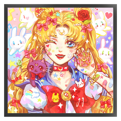 Sailor Moon Shui Bingyue - 11CT Stamped Cross Stitch 50*50CM