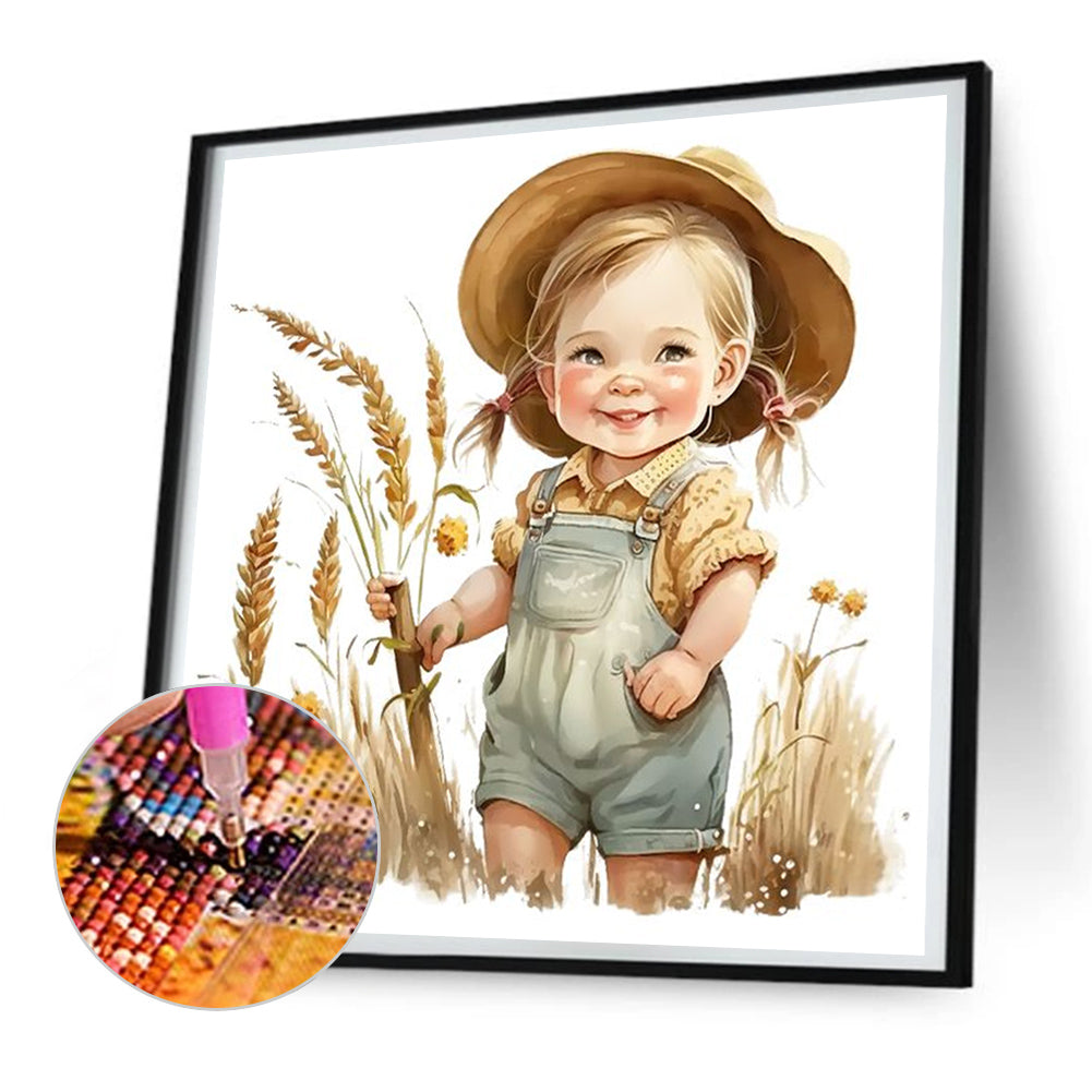 Cowboy Kid - Full Round Drill Diamond Painting 30*30CM