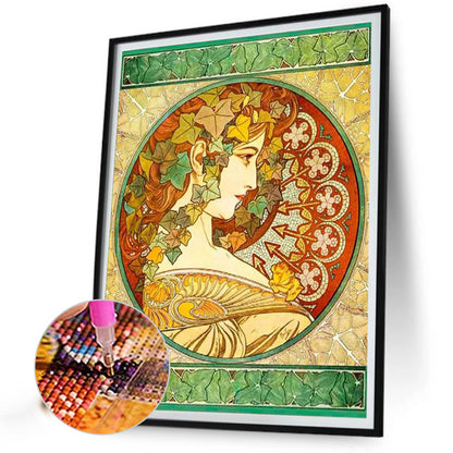 Old Master Painting Ivy - Full Round Drill Diamond Painting 40*50CM