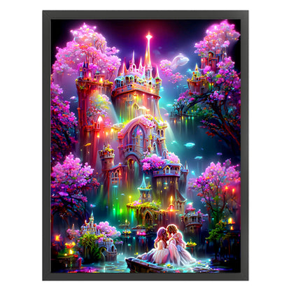 Exquisite Castle - 11CT Stamped Cross Stitch 50*65CM