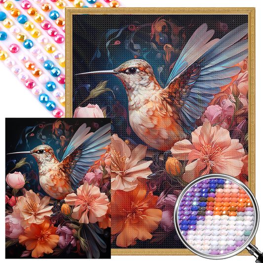 Kingfisher - Full AB Round Drill Diamond Painting 30*40CM