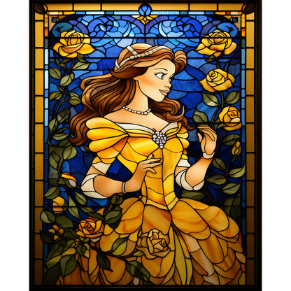 Princess - Full AB Round Drill Diamond Painting 40*50CM