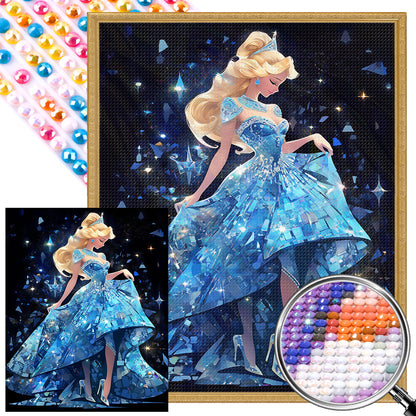 Blonde Princess - Full AB Round Drill Diamond Painting 40*50CM