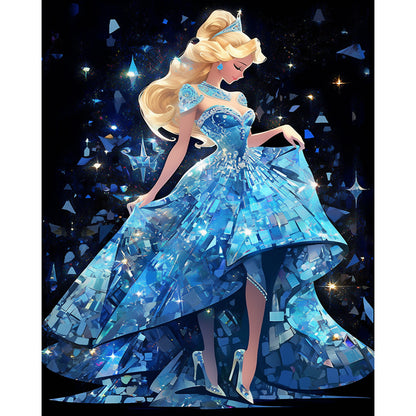 Blonde Princess - Full AB Round Drill Diamond Painting 40*50CM