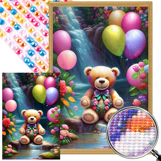 Little Bear - Full AB Round Drill Diamond Painting 40*60CM