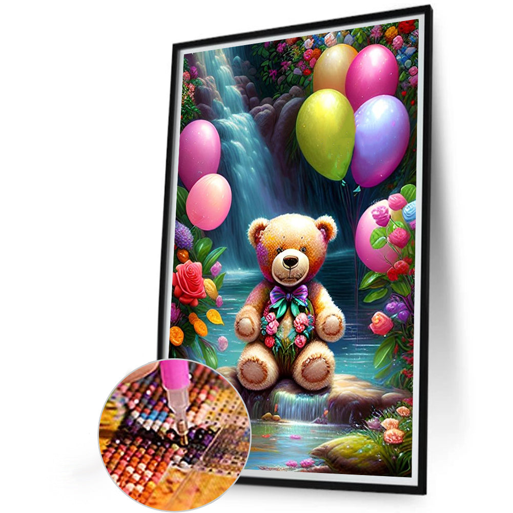 Little Bear - Full AB Round Drill Diamond Painting 40*60CM