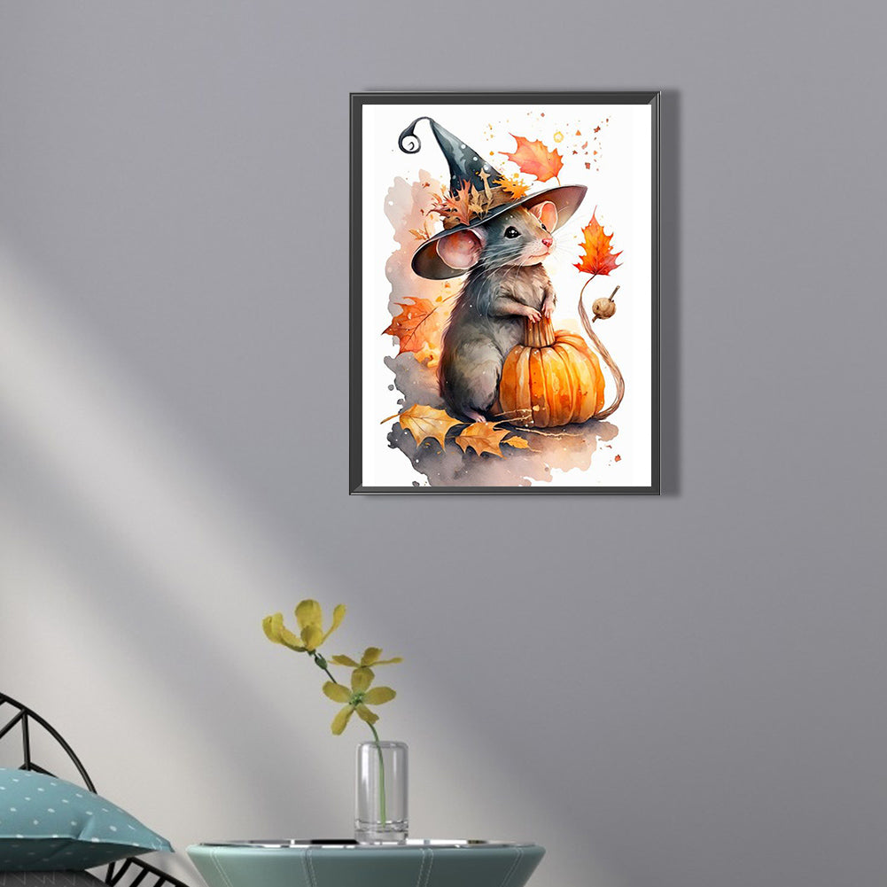 Halloween Magic Mouse - Full Square Drill Diamond Painting 30*40CM