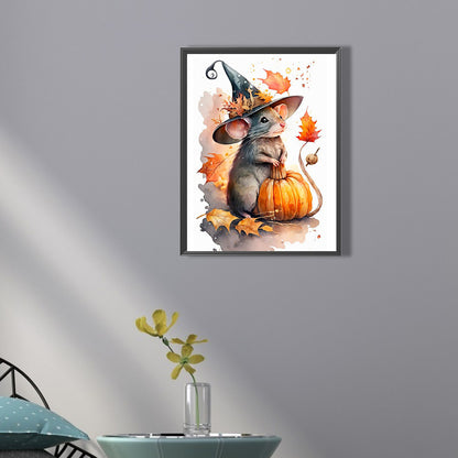 Halloween Magic Mouse - Full Square Drill Diamond Painting 30*40CM